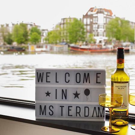 Houseboat Amsterdam - Room With A View Exterior photo
