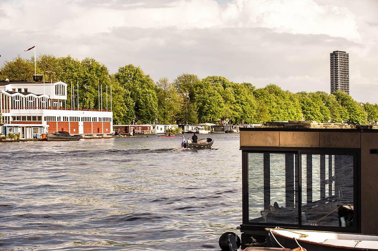 Houseboat Amsterdam - Room With A View Exterior photo